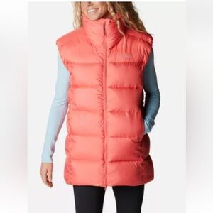 Columbia NEVER WORN Blush Pink Puffect Mid Vest X-Large